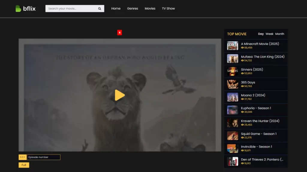 Bflix Watch Mufasa Online